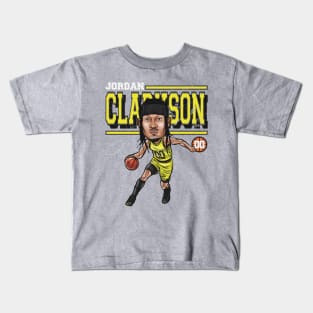 Jordan Clarkson Utah Cartoon Kids T-Shirt